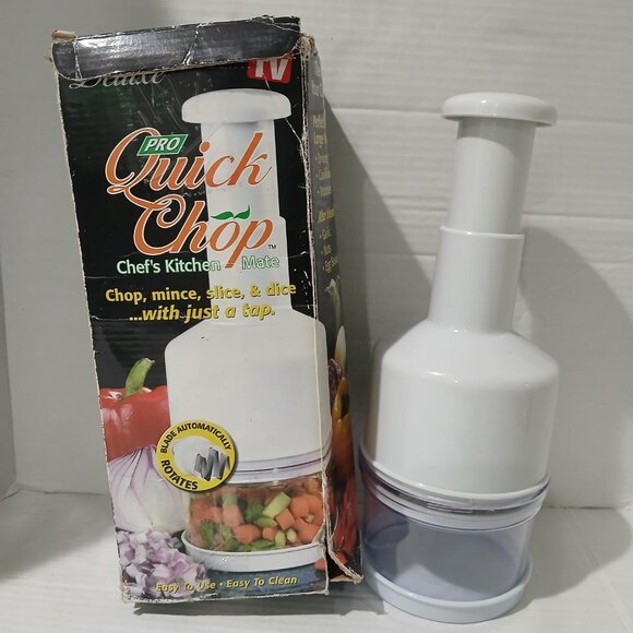 Deluxe Quick Chop Pro Food Vegetable Chopper Kitchen Tool Gadget. - Picture 3 of 7